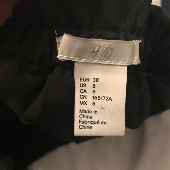 Black tea length straight skirt - Picture 4 of 5